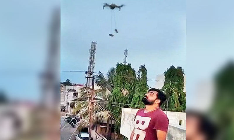 Lockdown in India Drones are Now Being Used for Pan Masala Delivery